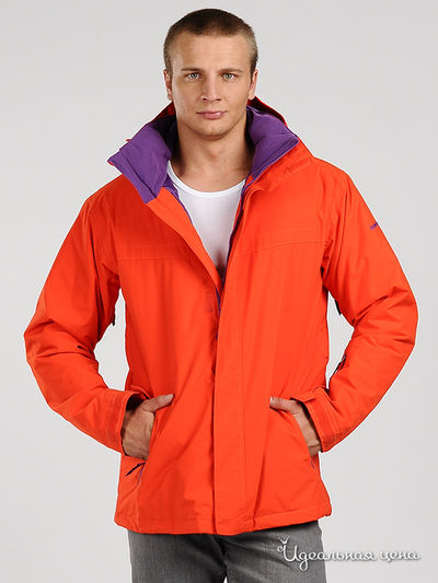 Куртка Quiksilver, цвет цвет апельсиновый