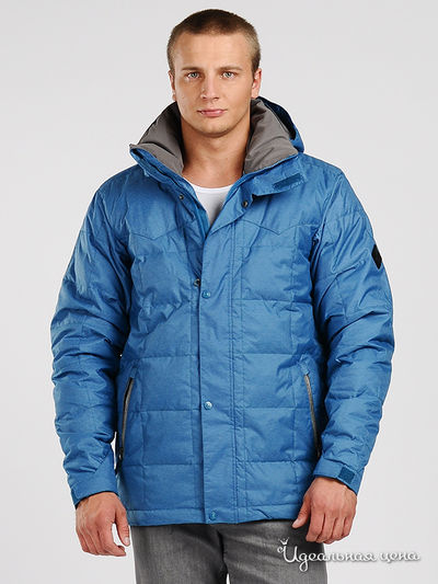 Куртка Quiksilver, цвет цвет темно-бирюзовый меланж