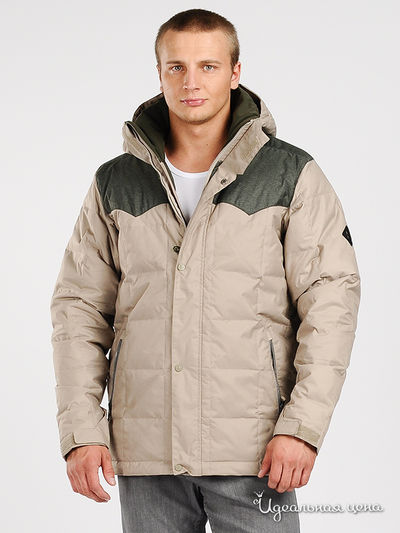 Куртка Quiksilver, цвет цвет бежевый / хаки