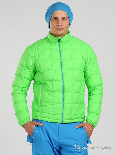 Пуховик Quiksilver, цвет цвет ярко-салатовый