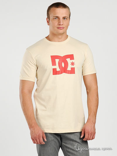 Футболка DC, цвет цвет светло-бежевый