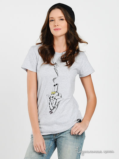 Футболка DC, цвет цвет серый