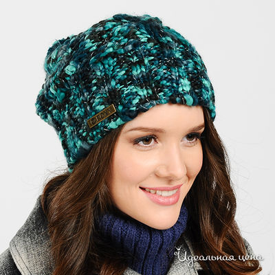 Шапка Roxy, цвет цвет бирюзовый / сапфировый