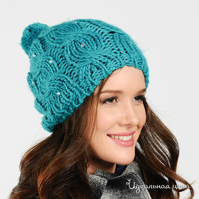 Шапка Roxy, цвет цвет бирюзовый