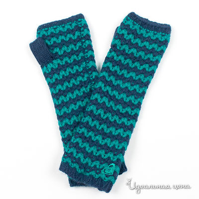 Перчатки Roxy, цвет цвет изумрудный / синий