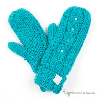 Варежки Roxy, цвет цвет бирюзовый