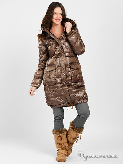 Пальто Roxy, цвет цвет шоколадный