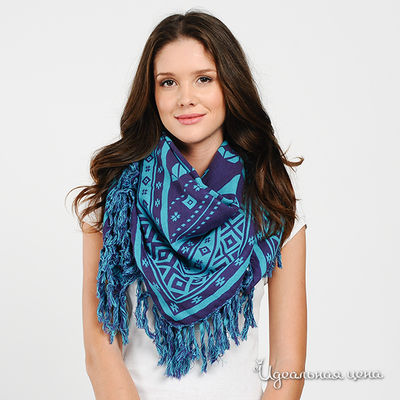 Шарф Roxy, цвет цвет морской волны / фиолетовый