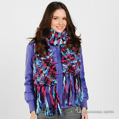 Шарф Roxy, цвет цвет сиреневый / мультиколор