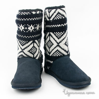 Сапоги Roxy, цвет цвет темно-синий / белый