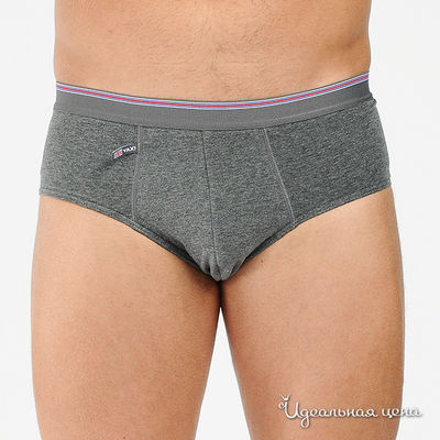 Трусы Yax, цвет цвет серый