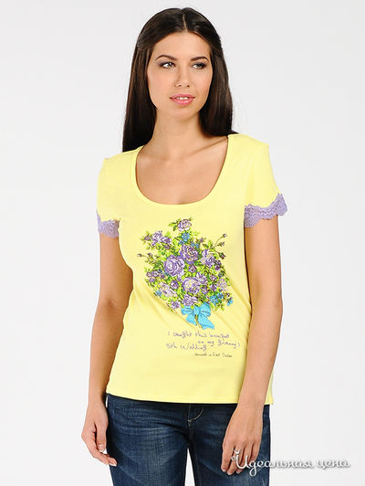 Футболка Yax, цвет цвет желтый