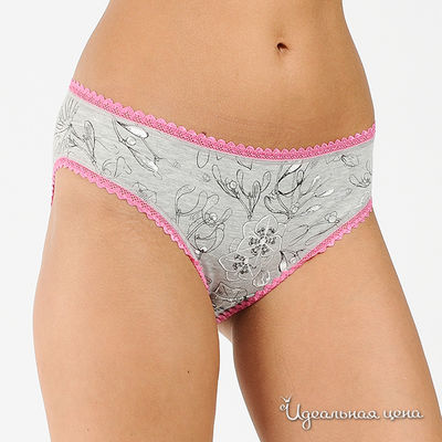 Трусы Yax, цвет цвет серый меланж