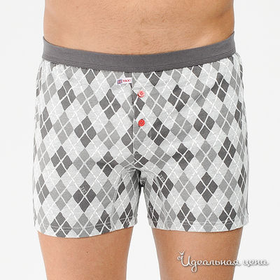 Трусы Yax, цвет цвет серый меланж