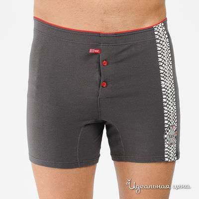 Трусы Yax, цвет цвет темно-серый