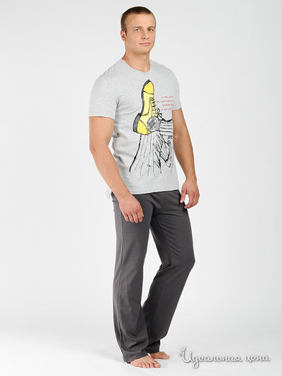 Комплект Yax, цвет цвет серый меланж / темно-серый