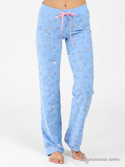 Брюки Yax, цвет цвет голубой