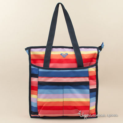 Сумка Roxy, цвет цвет мультиколор / принт полоска