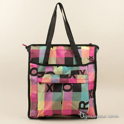 Сумка Roxy, цвет цвет мультиколор / принт клетка