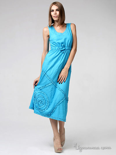 Платье Fleuretta, цвет цвет бирюзовый