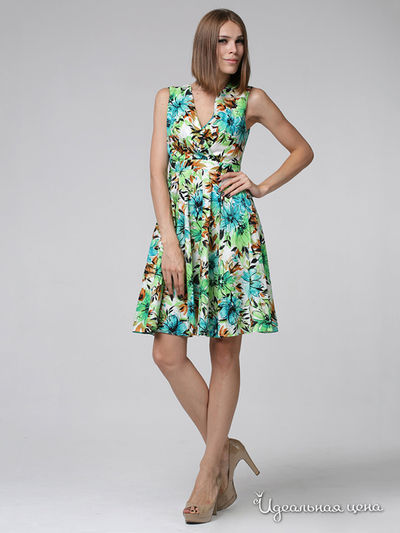 Платье Fleuretta, цвет цвет салатовый / бирюзовый