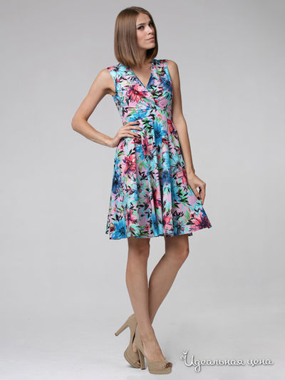 Платье Fleuretta, цвет цвет розовый / голубой