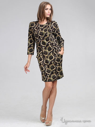 Платье Fleuretta, цвет цвет черный / фисташковый