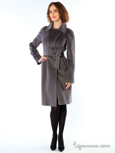 Пальто Pompa женское, цвет темно-серый
