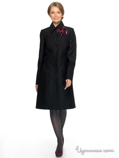 Пальто Pompa, цвет цвет черный