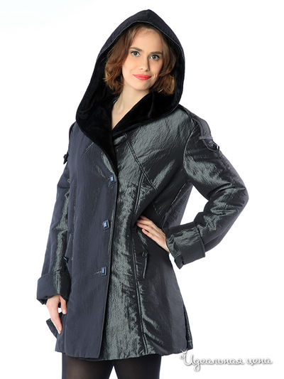 Плащ Pompa, цвет цвет темно-серый / черный