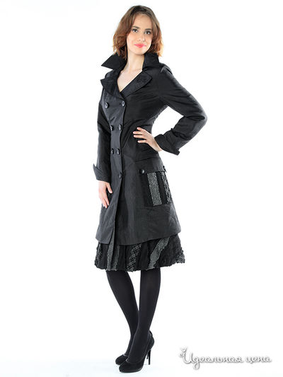 Плащ Pompa, цвет цвет черный