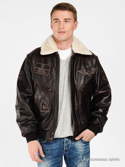 Куртка RED SKINS, цвет цвет коричневый