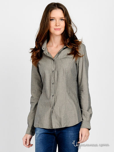 Блуза Marlboro Classics, цвет цвет серый