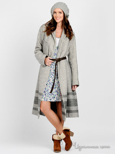 Пальто Marlboro Classics, цвет цвет серый