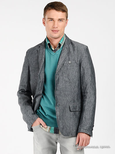 Пиджак Marlboro Classics, цвет цвет темно-серый