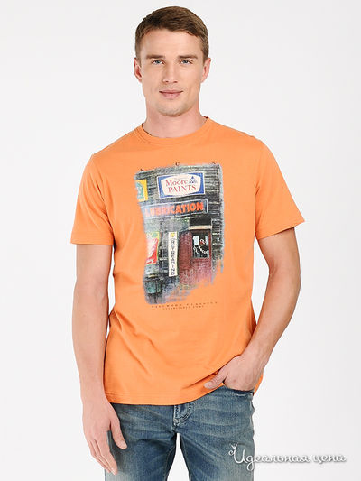 Футболка Marlboro Classics, цвет цвет оранжевый