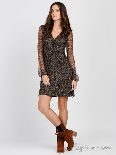 Платье Gaudi, цвет цвет серо-коричневый