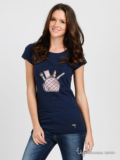 Футболка Gaudi, цвет цвет темно-синий