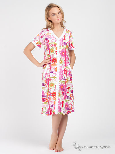 Халат Aqua (одежда), цвет цвет мультиколор