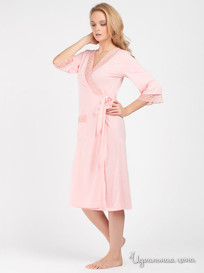 Халат Aqua (одежда), цвет цвет розовый