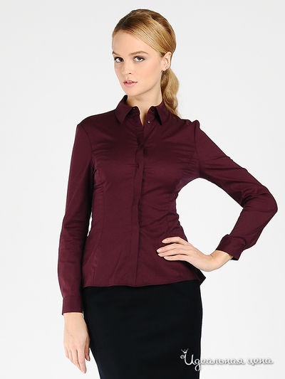 Блуза Larro, цвет цвет бордовый