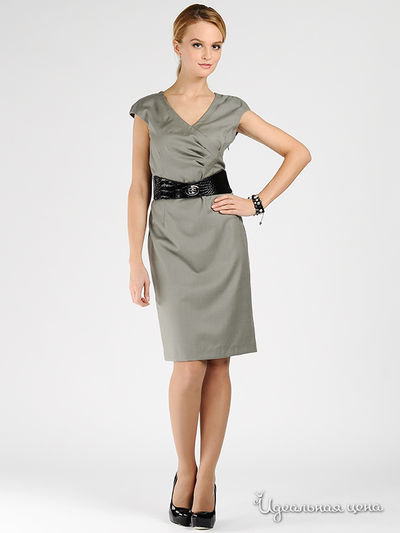 Платье Larro, цвет цвет серо-зеленый