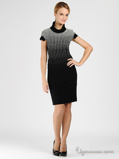 Платье Larro, цвет цвет черный / белый