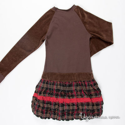 Платье Eliane et Lena для девочки, цвет коричневый