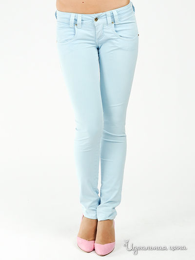Джинсы MET, цвет цвет голубой
