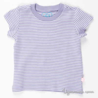 Футболка Benetton Bambini, цвет цвет сиреневый