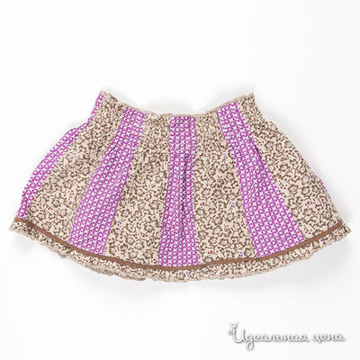 Юбка Benetton Bambini, цвет цвет бежевый / сиреневый