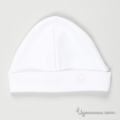 Шапка Benetton Bambini, цвет цвет белый