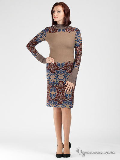 Платье Adzhedo, цвет цвет темно-бежевый