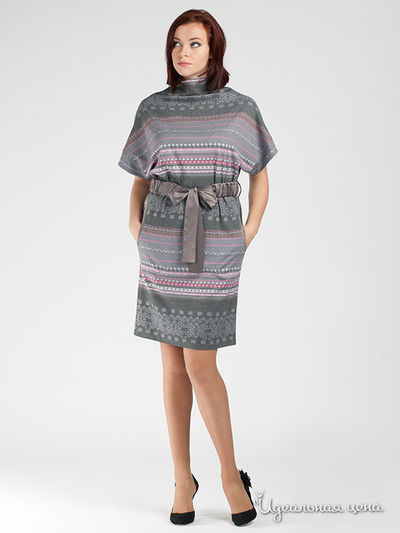 Платье Adzhedo, цвет цвет серый